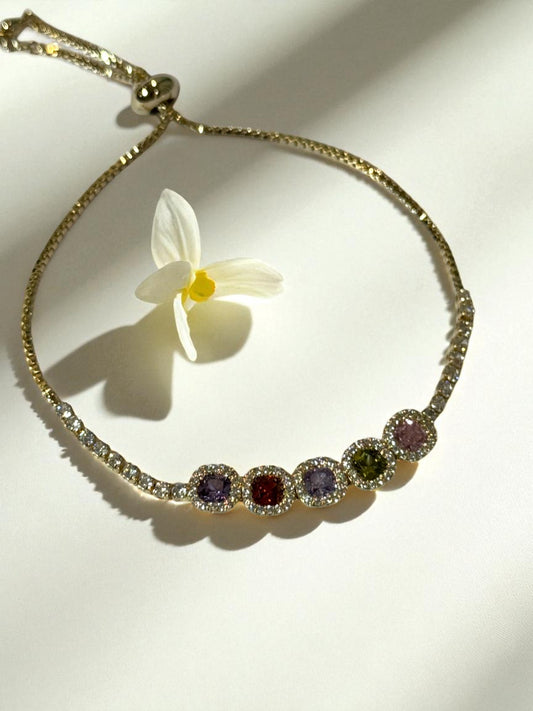 MULTI DIAMOND BARCLAY BRACELET