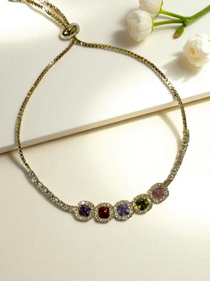 MULTI DIAMOND BARCLAY BRACELET