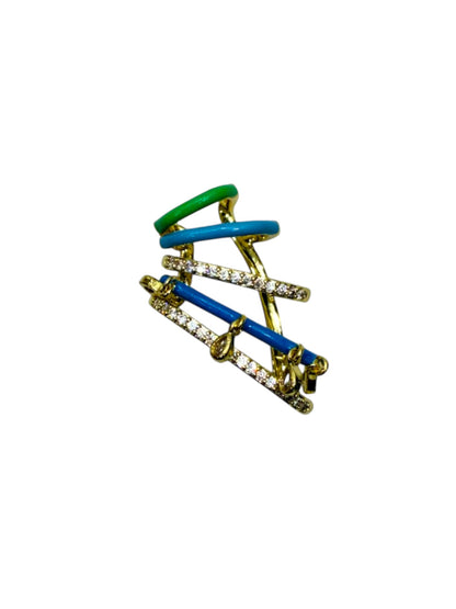 MULTI DIAMOND CHARLTON EAR CUFF