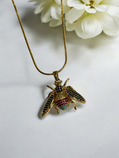 MULTI DIAMOND DORIAN NECKLACE