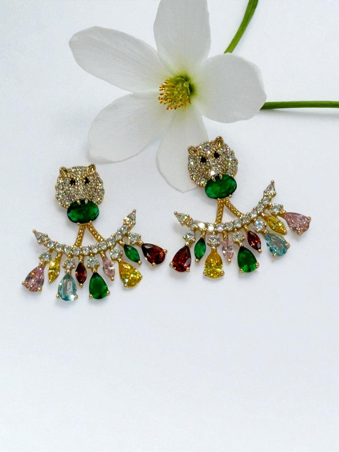 MULTI DIAMOND KARTER EARRINGS