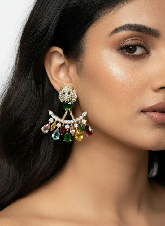 MULTI DIAMOND KARTER EARRINGS