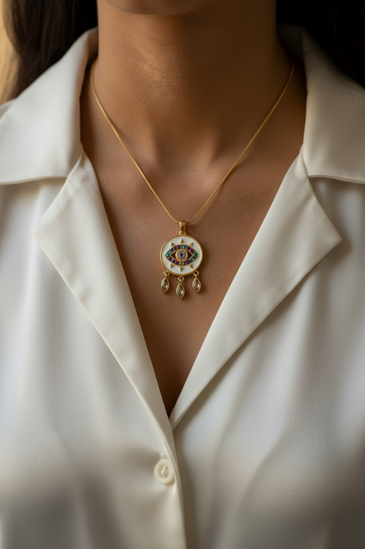 MULTI DIAMOND MARIO NECKLACE