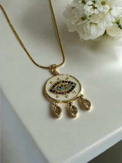 MULTI DIAMOND MARIO NECKLACE