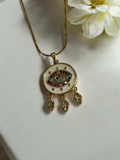 MULTI DIAMOND MARIO NECKLACE