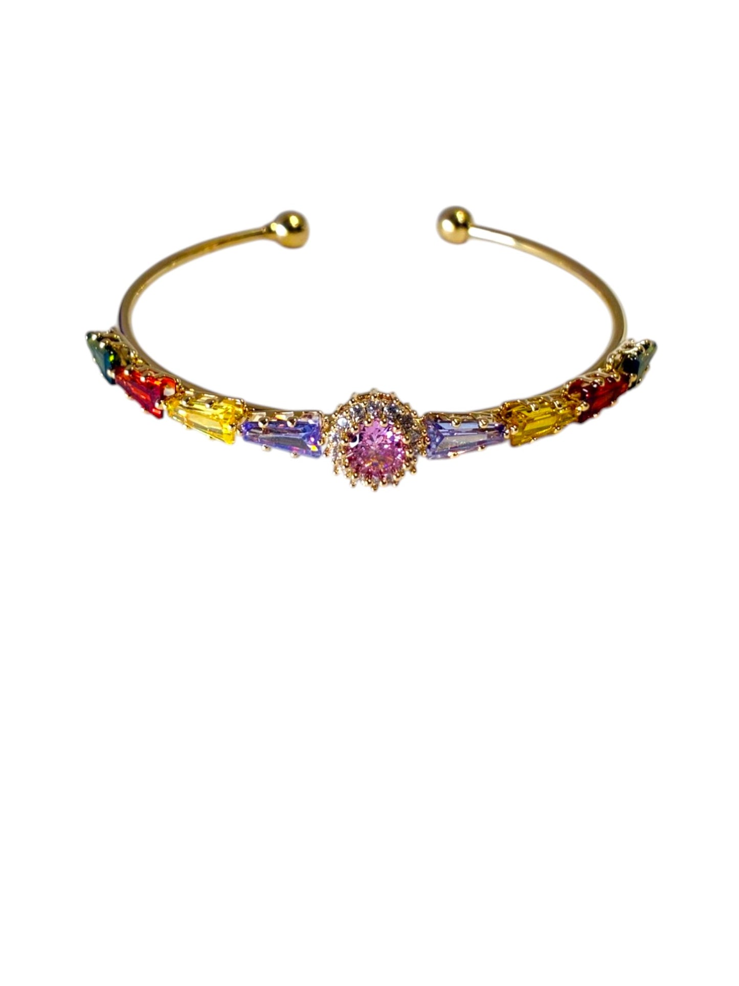 MULTI DIAMOND MERSYN BRACELET (CUFF)