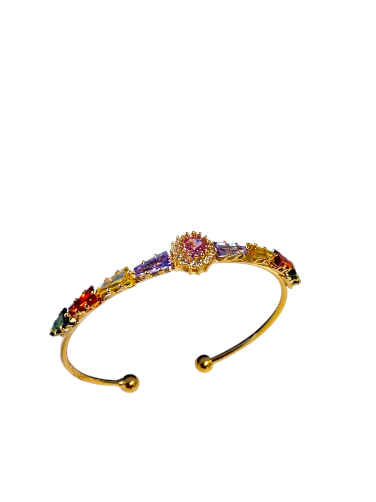MULTI DIAMOND MERSYN BRACELET (CUFF)