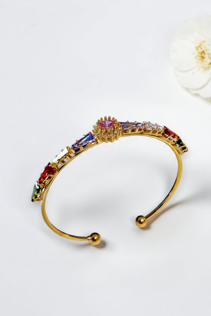 MULTI DIAMOND MERSYN BRACELET (CUFF)