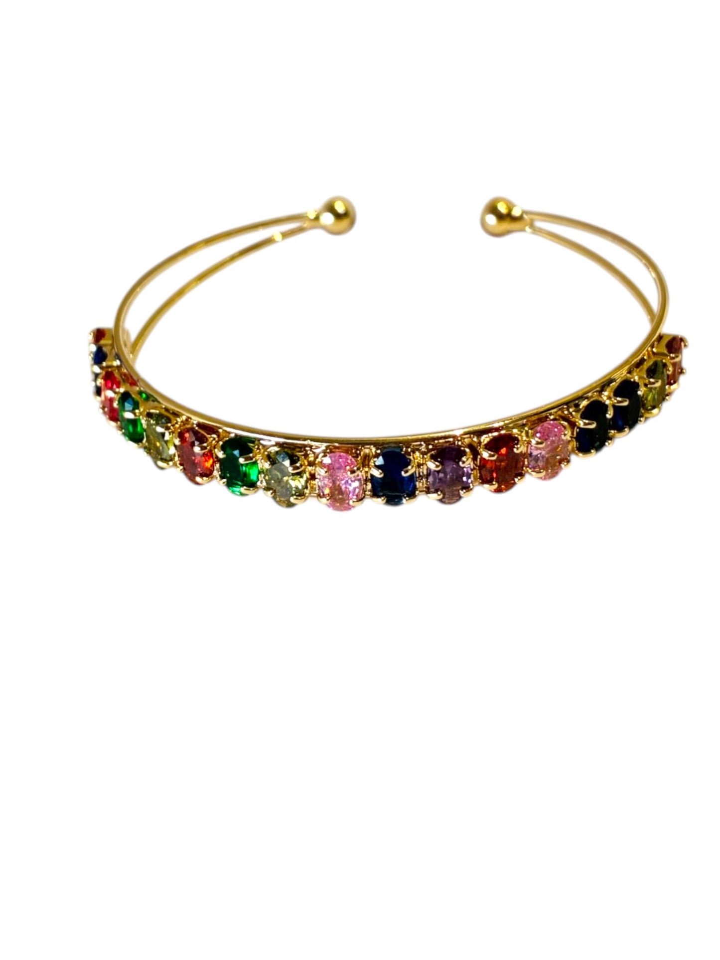 MULTI DIAMOND RIENNE BRACELET (CUFF)