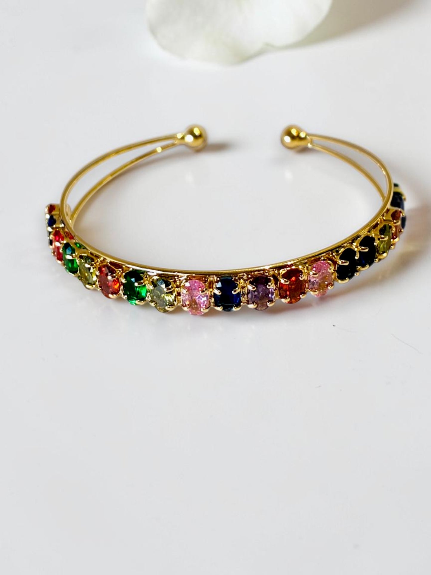 MULTI DIAMOND RIENNE BRACELET (CUFF)