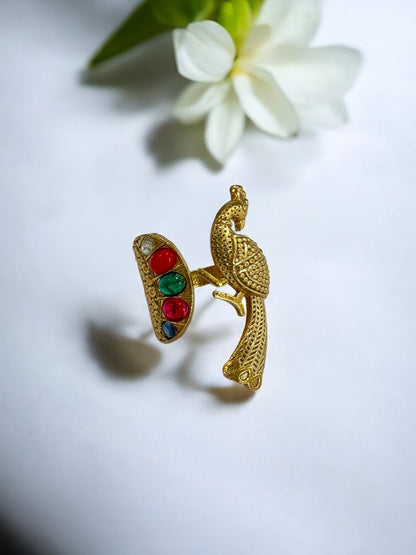 MULTI DIVITA GERMAN SILVER RING (CUFF)