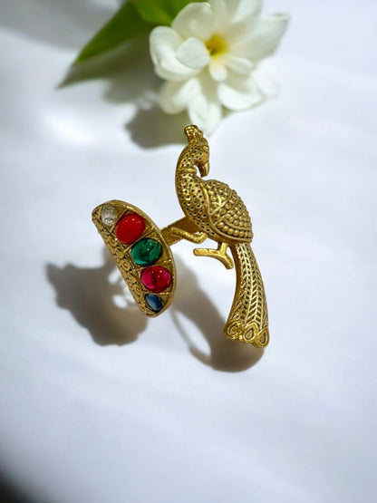 MULTI DIVITA GERMAN SILVER RING (CUFF)