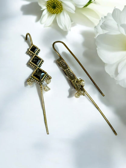 MULTI IRYA GERMAN SILVER EAR CUFF