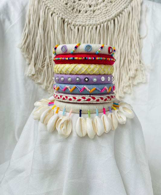 MULTI KODI AND MIRROR KALYANI HANDMADE BANGLES