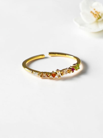 MULTI SHAPED DIAMOND NEVAEH RING