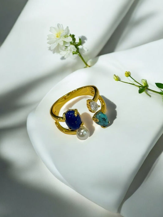 MULTI STONE AMIS RING