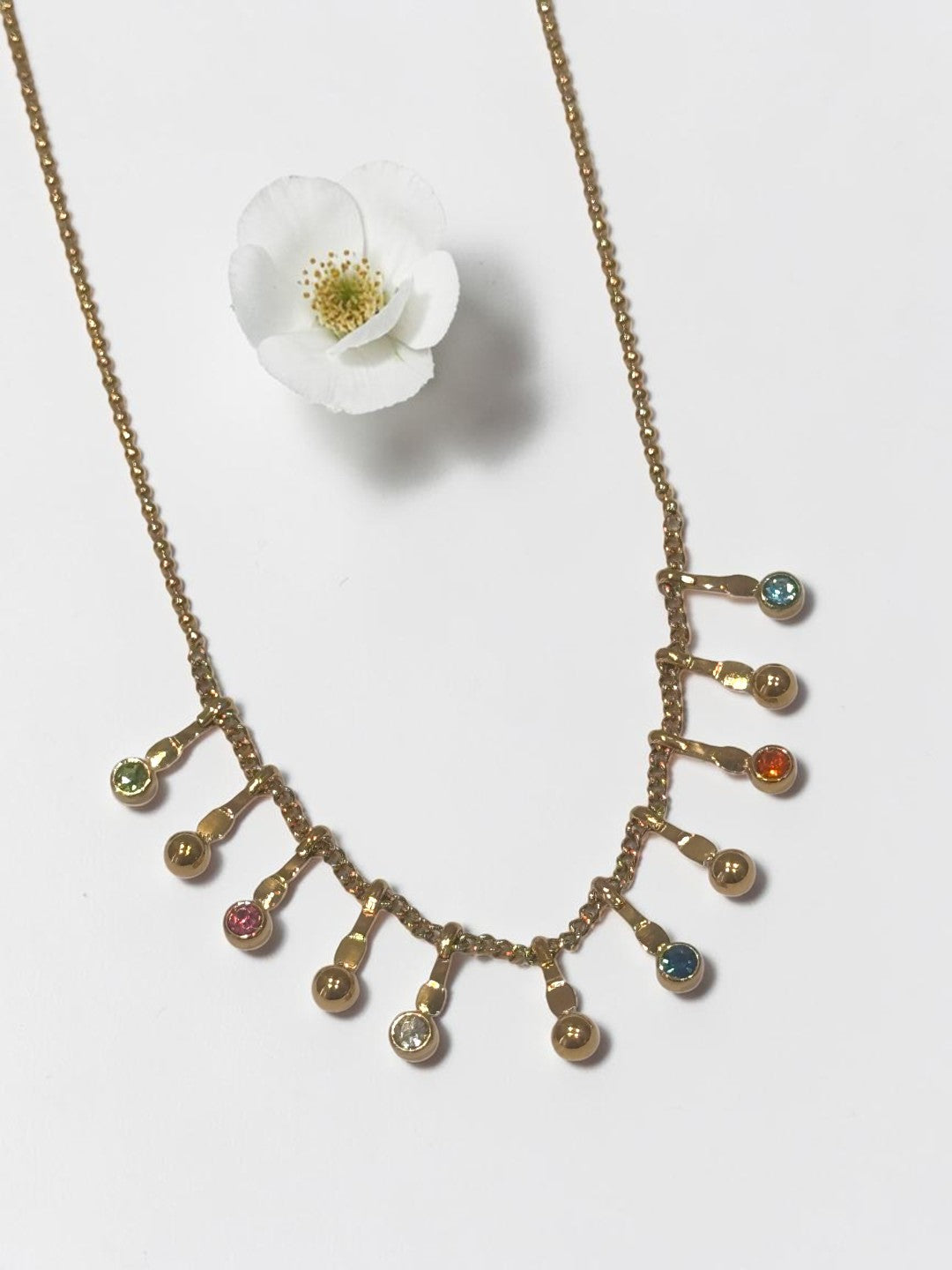 MULTI STONE EMILY NECKLACE