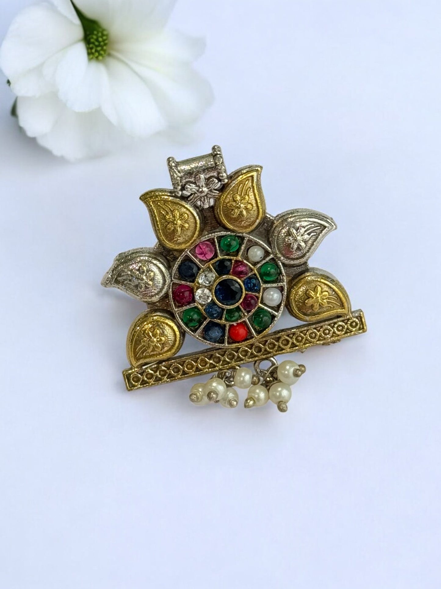 MULTI VEDIKA GERMAN SILVER RING