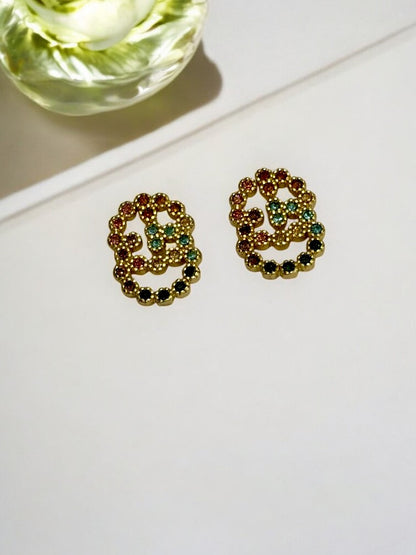 MULTI DIAMOND STUD CHRISTIAN DIOR BRAND