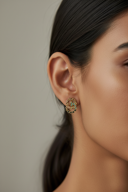 MULTI DIAMOND CD GRIZIE EARRINGS