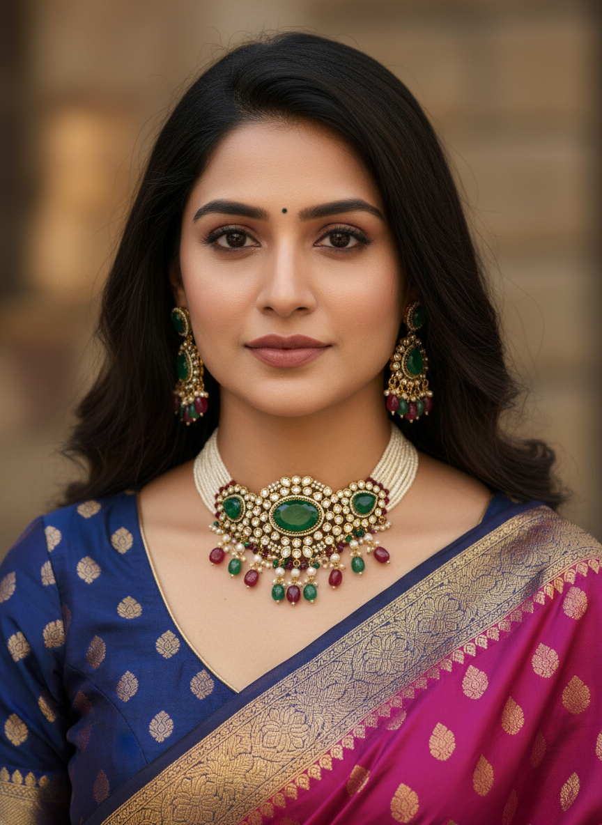 MULTI MANIKA JEWELLERY SET