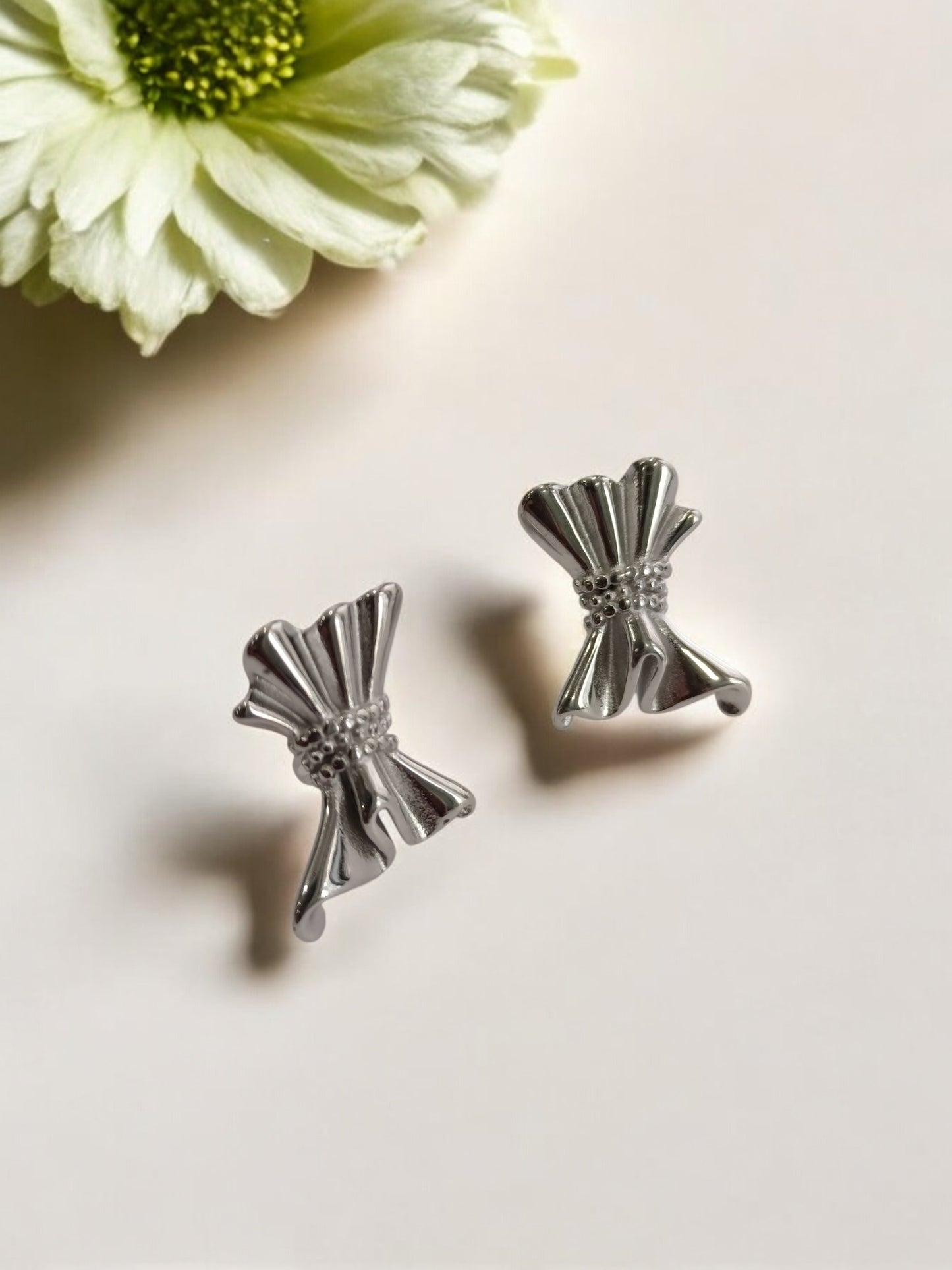 SILVER MID CENTURY VINTAGE TRACY EARRINGS