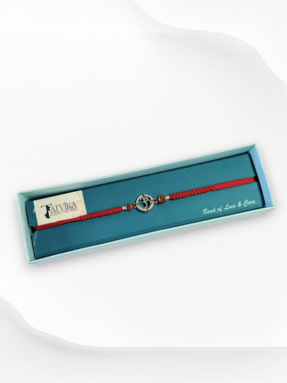 OM AARNA PURE SILVER RAKHI