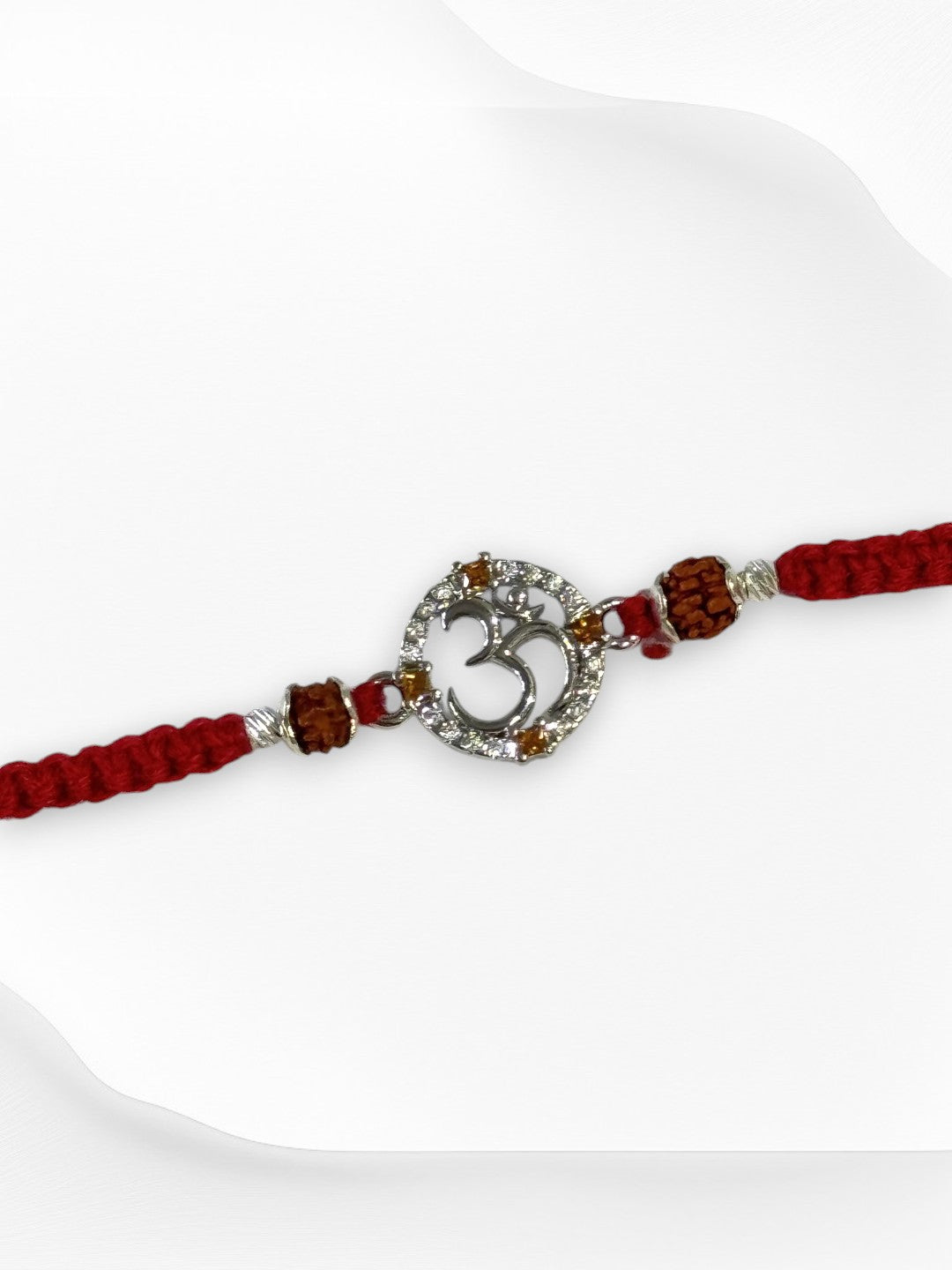 OM AARNA PURE SILVER RAKHI