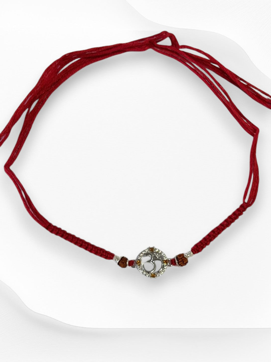 OM AARNA PURE SILVER RAKHI