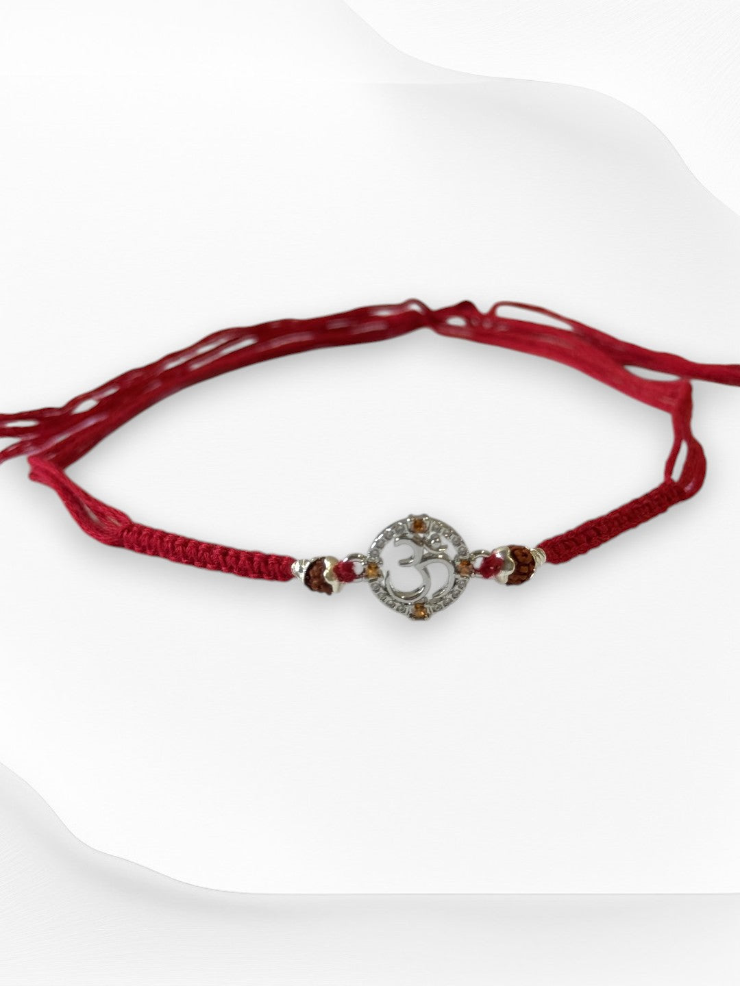 OM AARNA PURE SILVER RAKHI