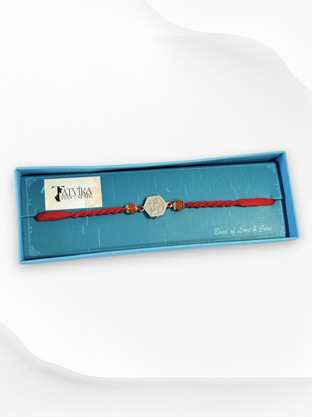 OM SANJANA PURE SILVER RAKHI