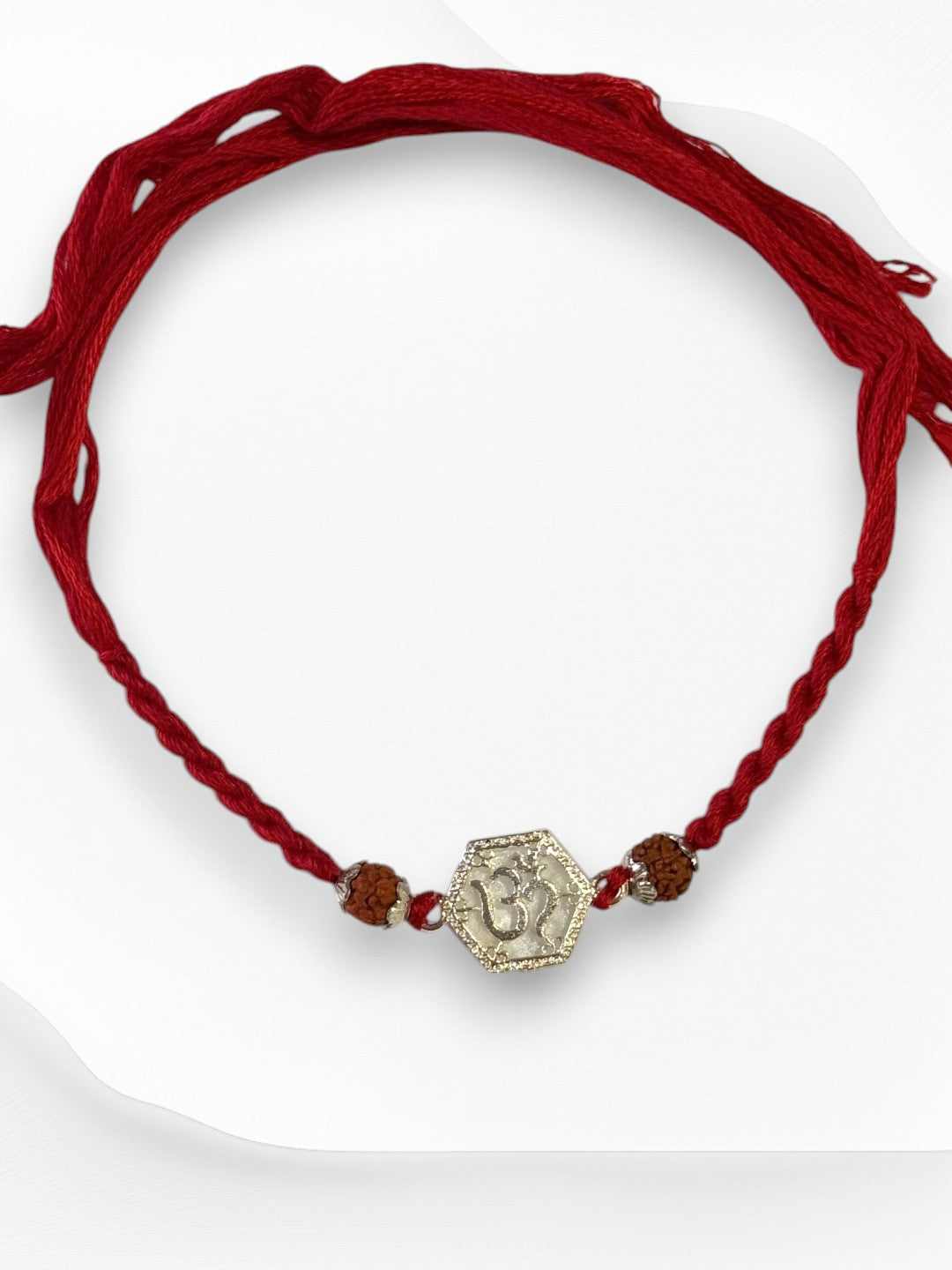 OM SANJANA PURE SILVER RAKHI
