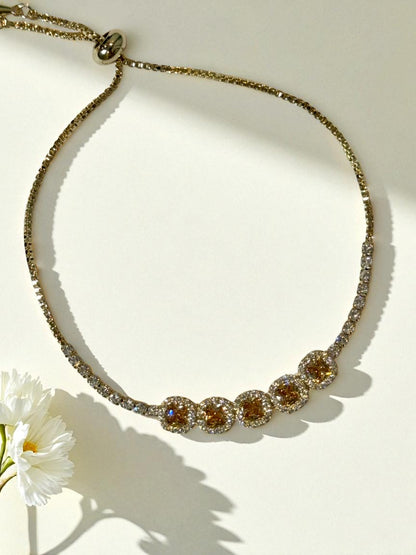 ORANGE DIAMOND BARCLAY BRACELET