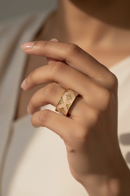 CORAL ANSEL RING