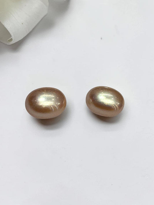 PINK BIG PEARL GLENN EARRINGS