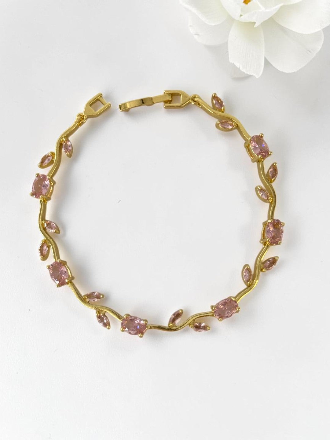PINK DIAMOND ALTON TULIP BRACELET