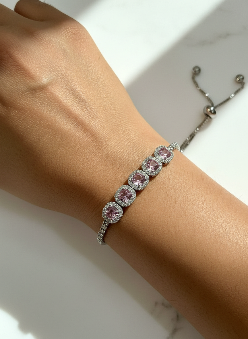 PINK DIAMOND BARCLAY BRACELET