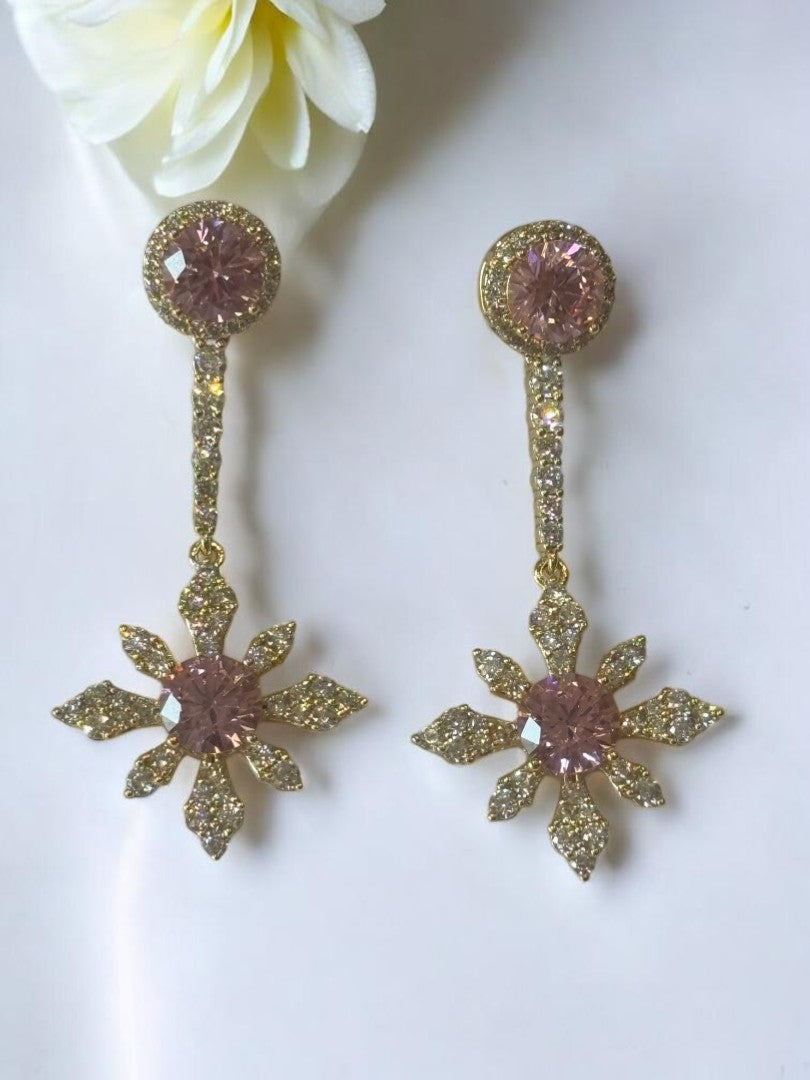 PINK DIAMOND CELESTE EARRINGS