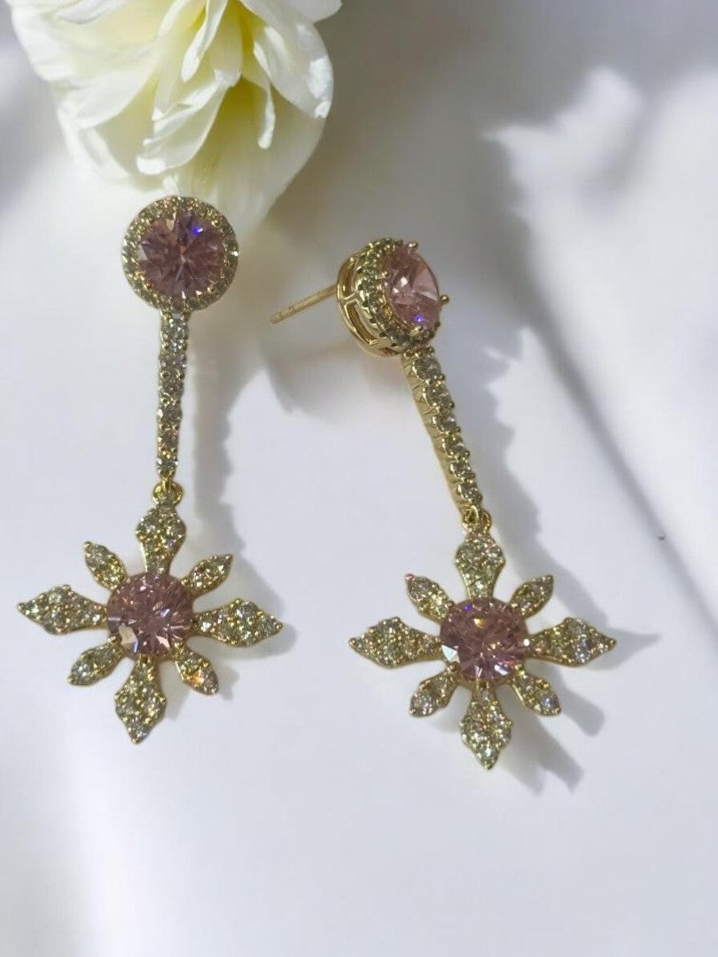 PINK DIAMOND CELESTE EARRINGS