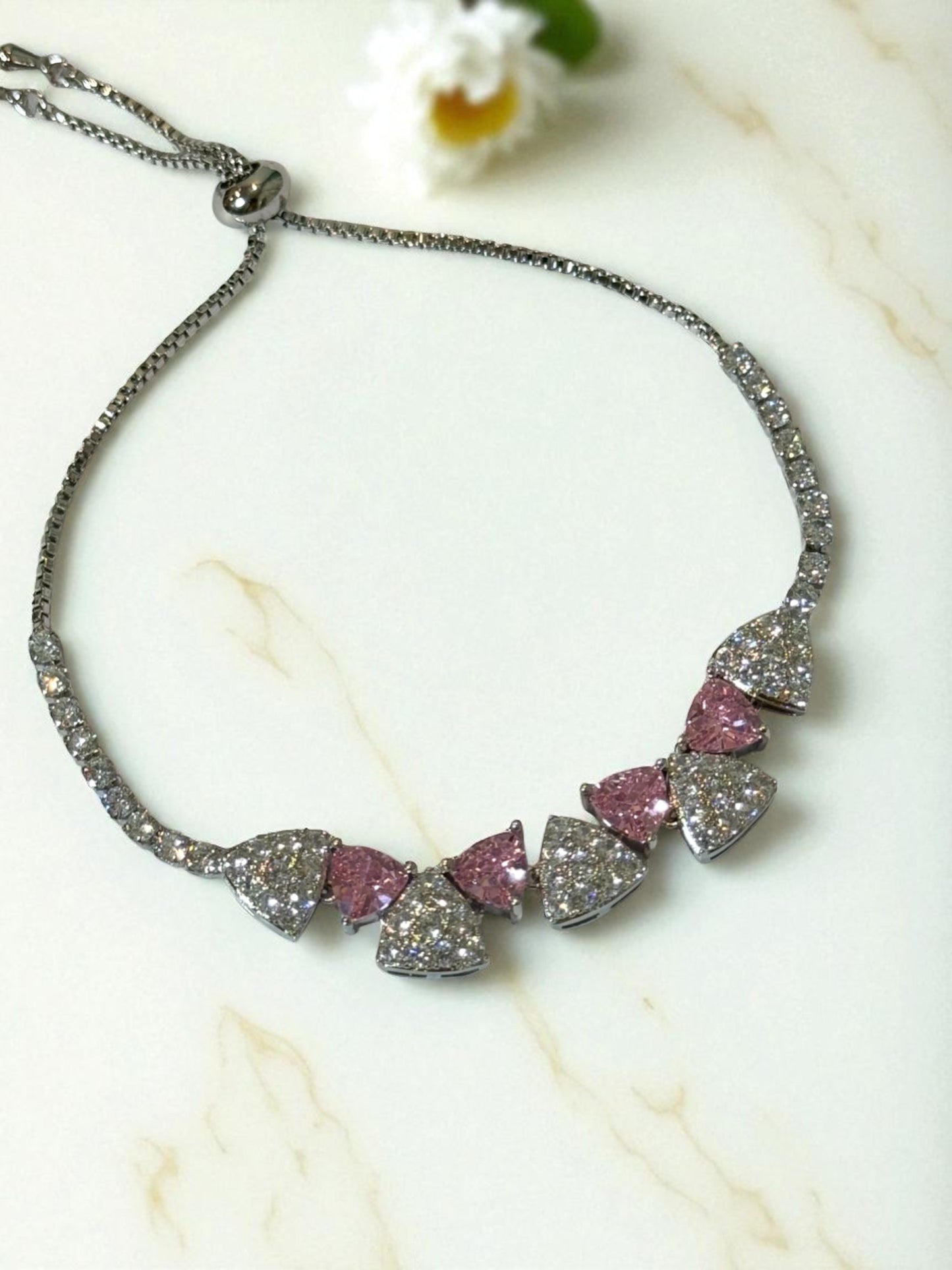 PINK DIAMOND GEORGE BRACELET
