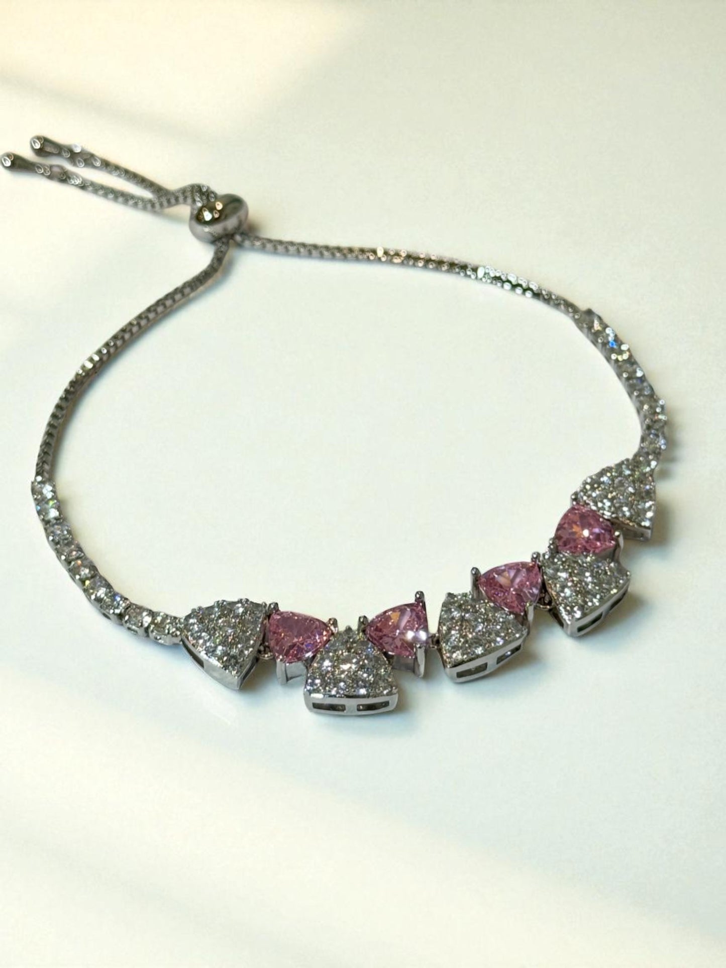 PINK DIAMOND GEORGE BRACELET