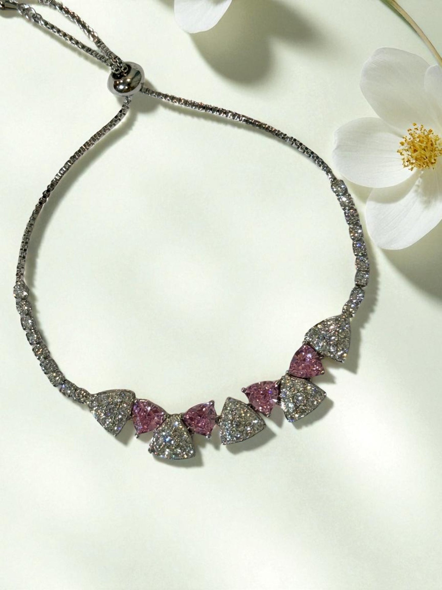 PINK DIAMOND GEORGE BRACELET