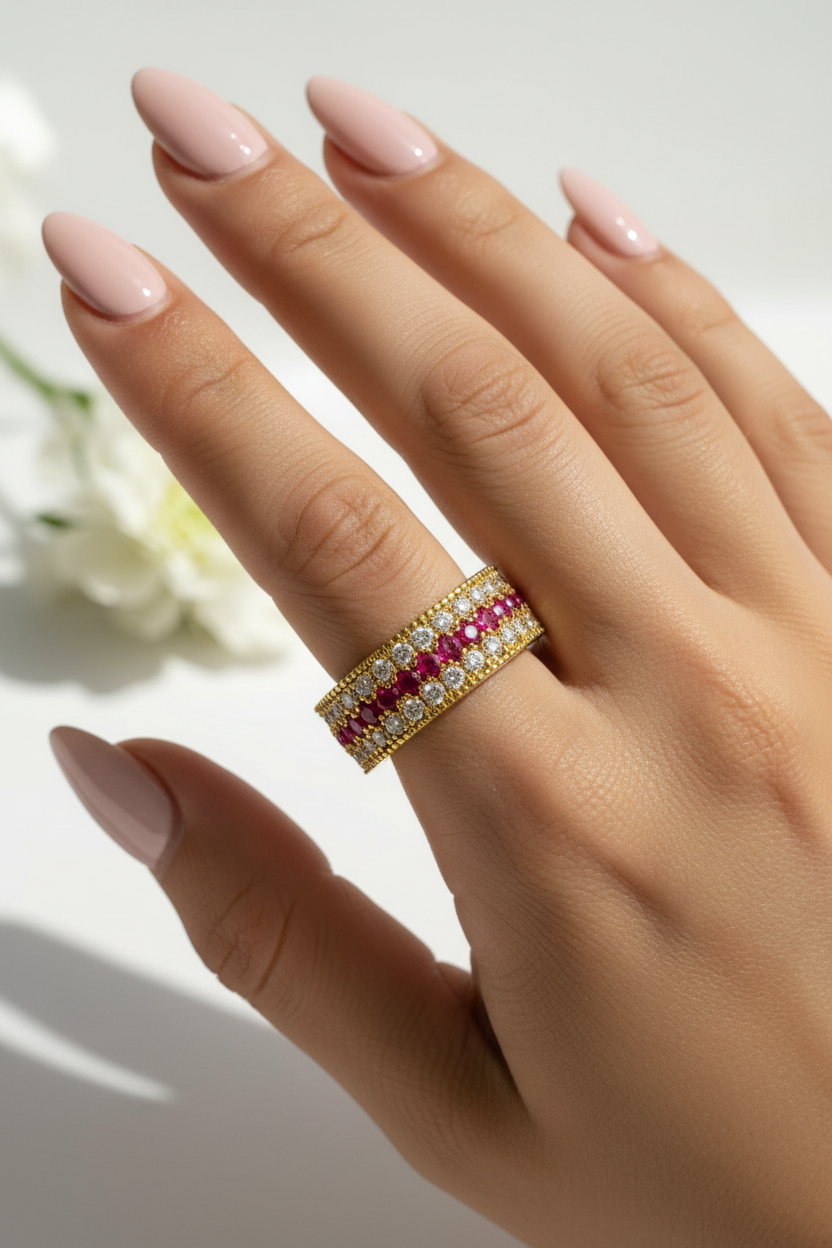 PINK DIAMOND JOEY RING