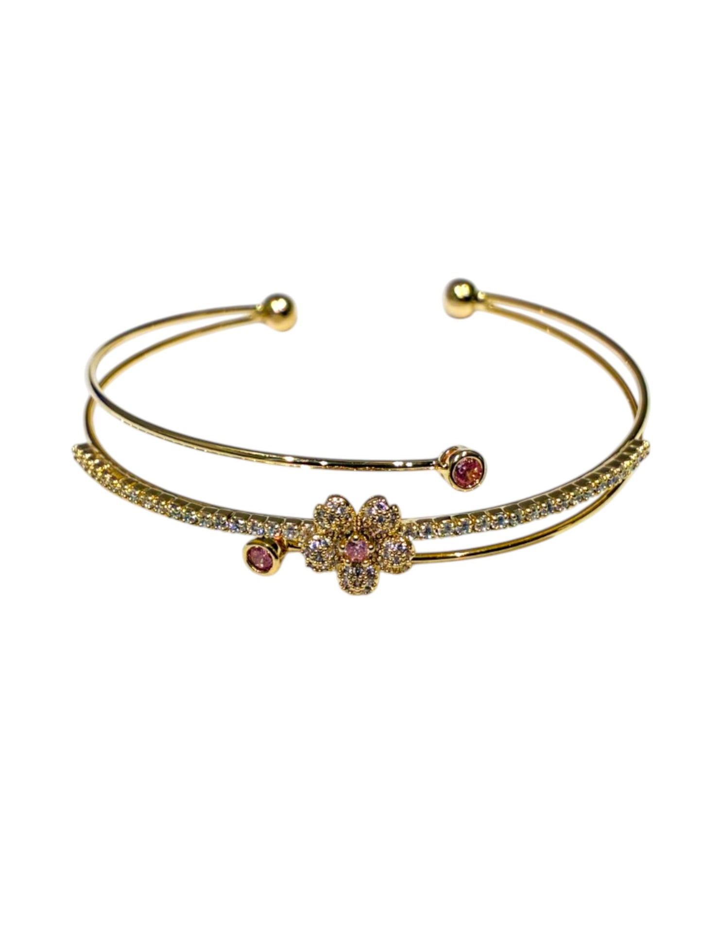 PINK DIAMOND KISTHER BRACELET (CUFF)