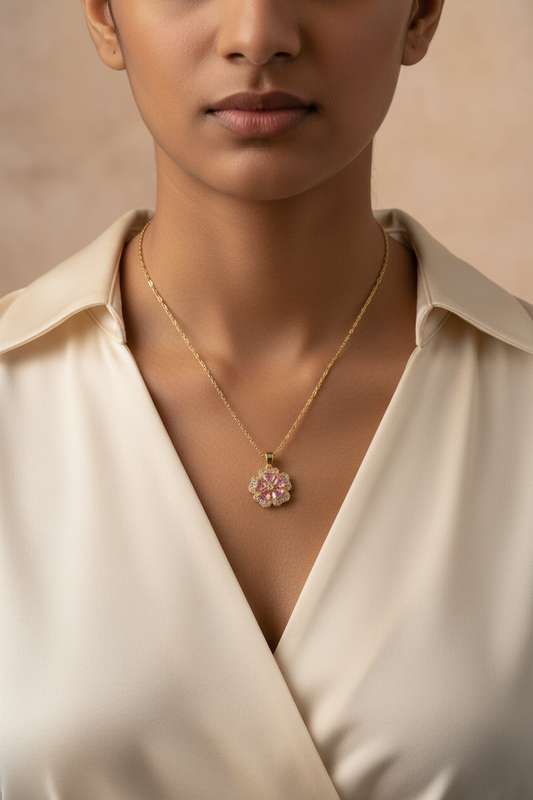 PINK DIAMOND MIRADA NECKLACE