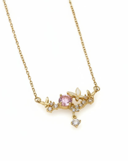 PINK DIAMOND NATALIE NECKLACE