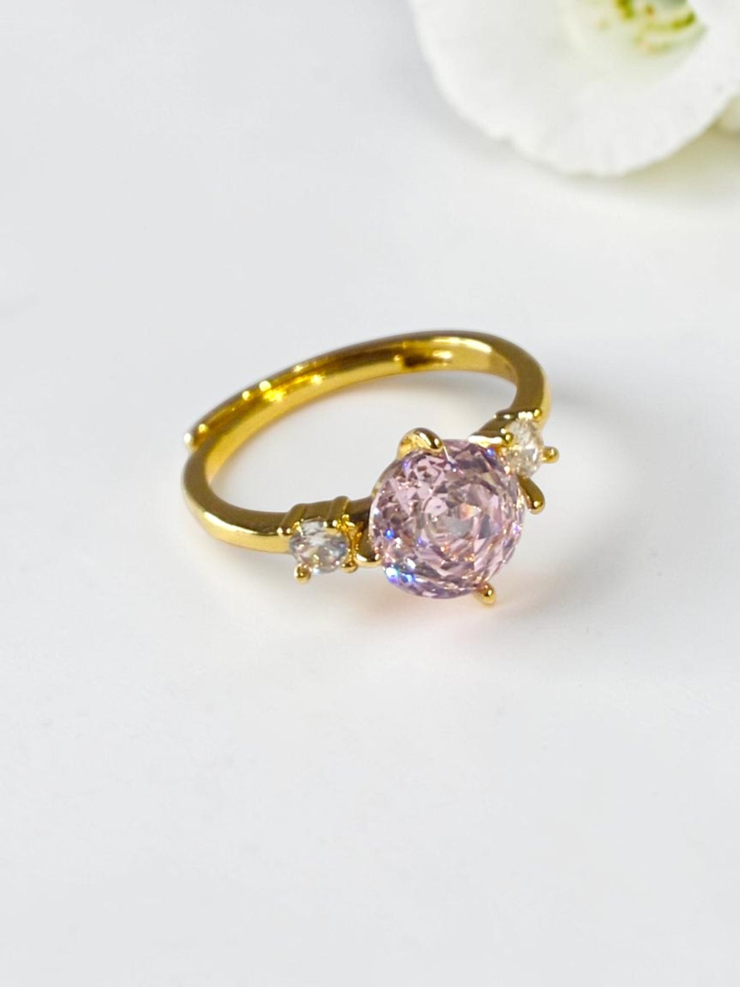 PINK DIAMOND PRANA RING