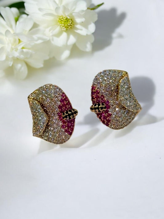 PINK DIAMOND RHODES EARRINGS