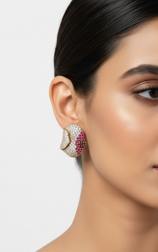 PINK DIAMOND RHODES EARRINGS