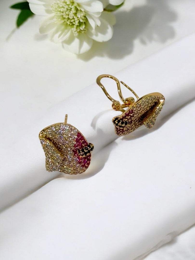 PINK DIAMOND RHODES EARRINGS